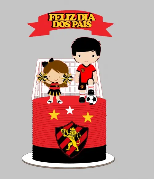 Arquivo de Corte Topo de bolo Sport Club
