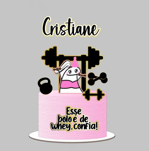 Arquivo de corte Topo de Bolo flork treino