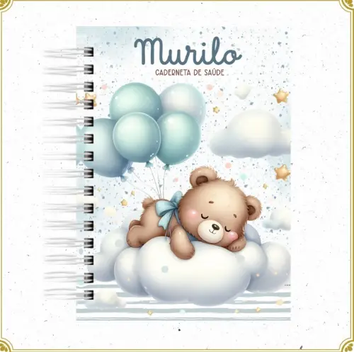 Arquivo Digital Caderneta Vacinação ursinho sonhador