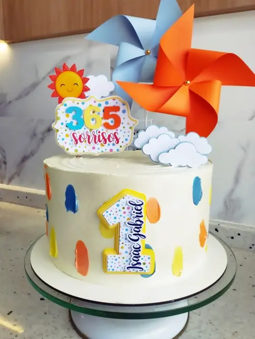 Arquivo de Corte topo de bolo 365 sorrisos