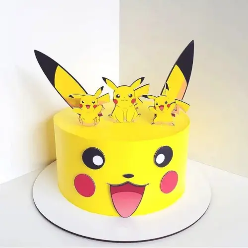 Arquivo topo de bolo pikachu