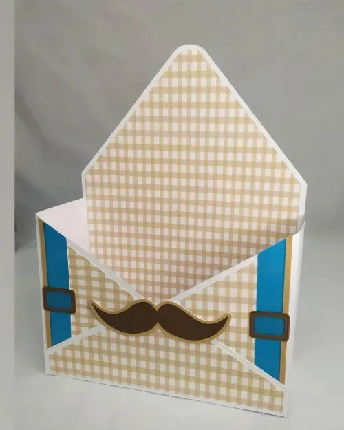 Arquivo digital caixa envelope dia dos pais