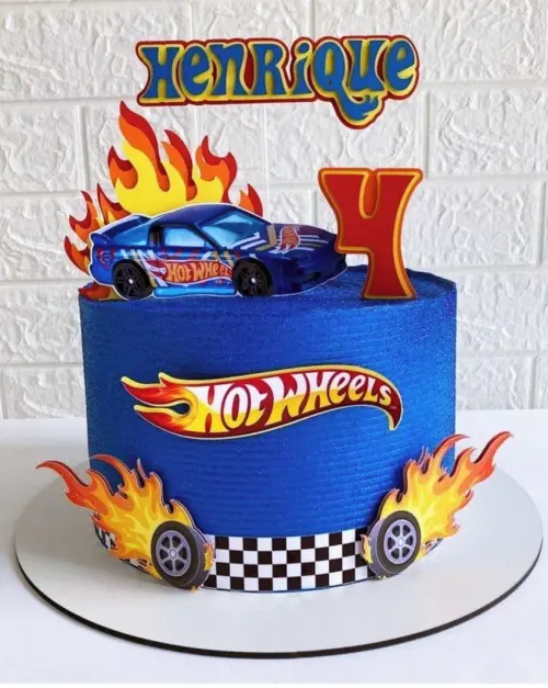Arquivo de Corte Topo de bolo Hot Wheel