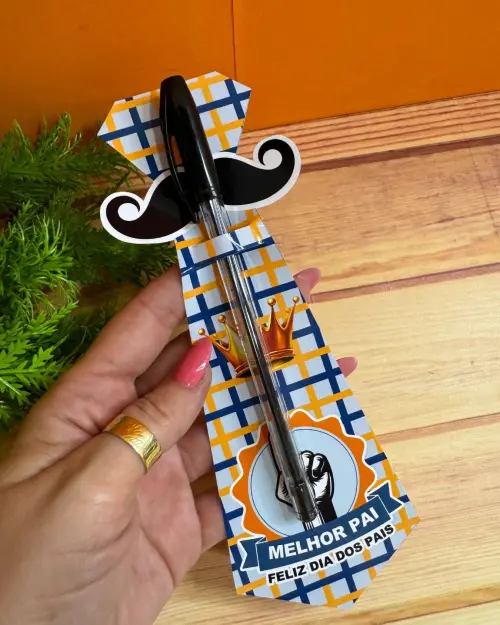 Arquivo digital card caneta gravata dia dos pais