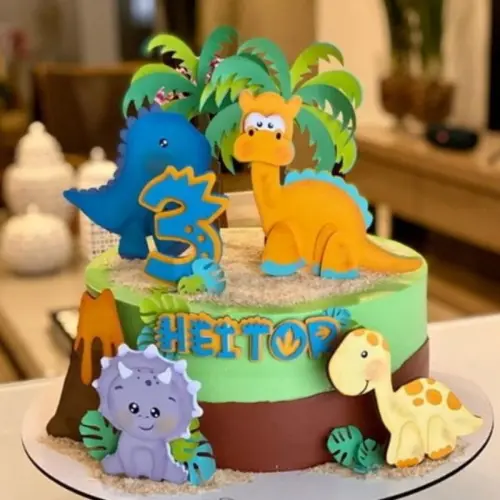 Aquivos de Corte Topo de bolo dinonossauros