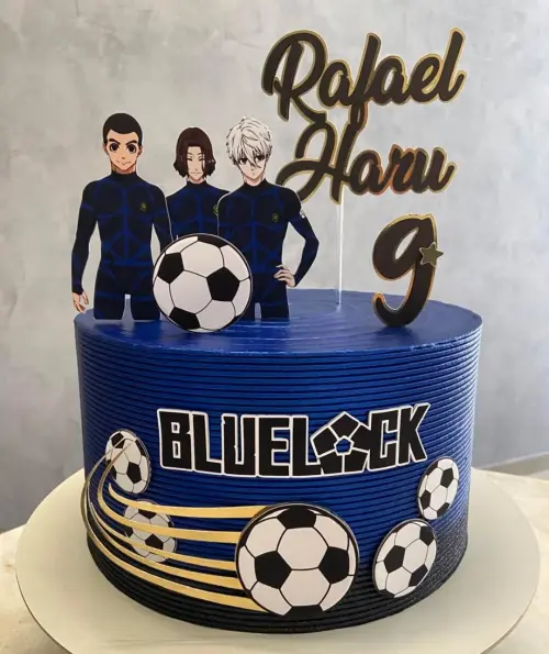 Arquivo de corte topo de bolo Blue Lock