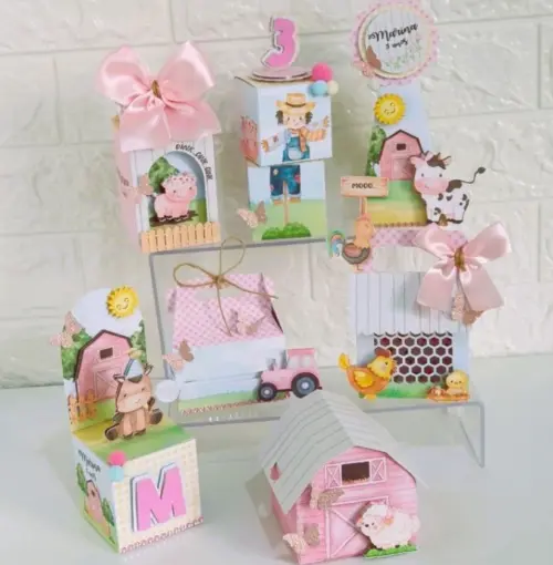 Arquivo de Corte Fazendinha Aquarela menina