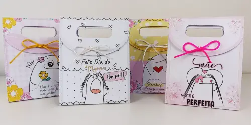 Arquivo de corte sacolinhas flork dia das mães