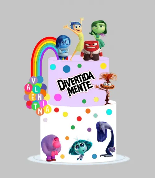 Arquivo de corte topo divertidamente arco iris