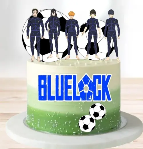 Arquivo de corte topo de bolo Blue Lock