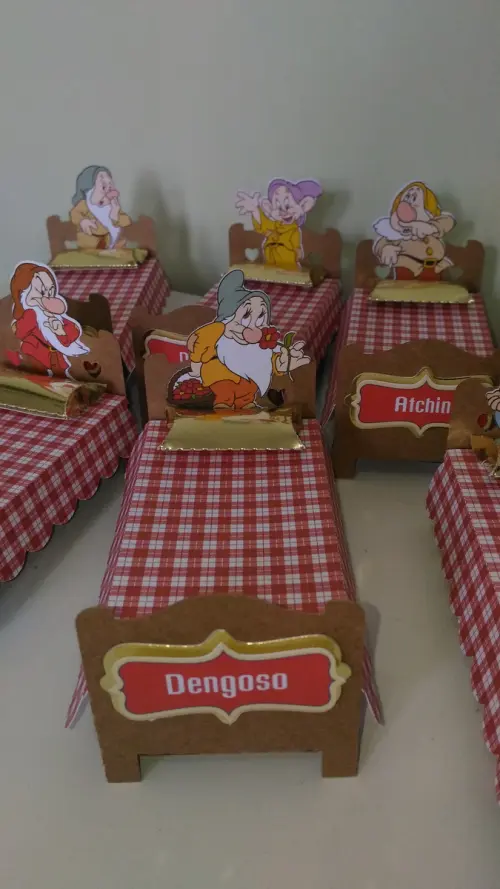 Arquivos de Corte Caixa Cama sete Anões