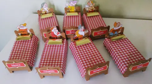 Arquivos de Corte Caixa Cama sete Anões