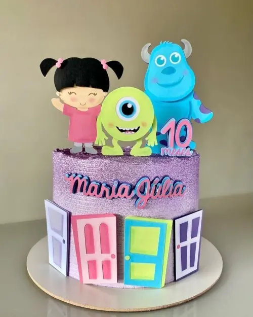 Arquivo de Corte Topo Monstros S.a menina