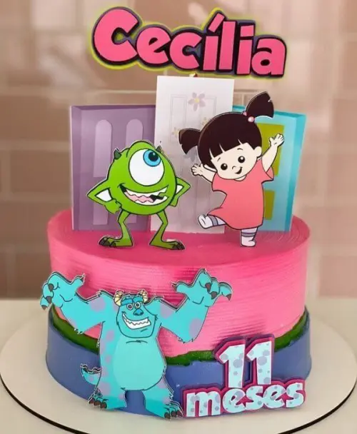 Arquivo de Corte Topo Monstros S.a menina