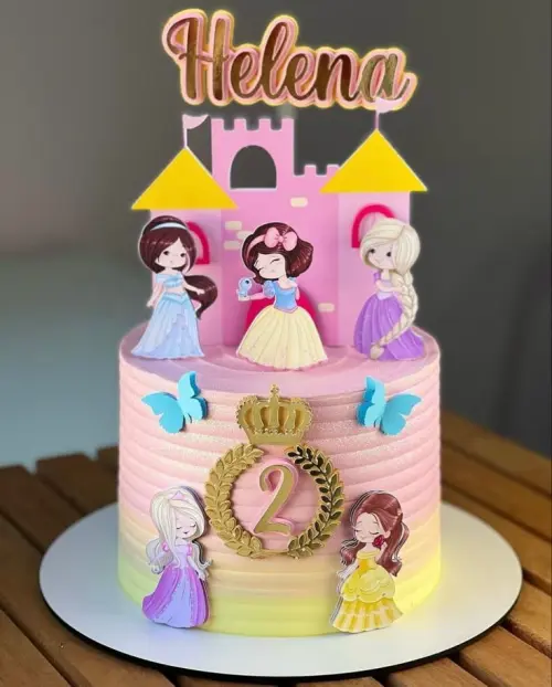 Arquivo de Corte Topo de Bolo princesas disney