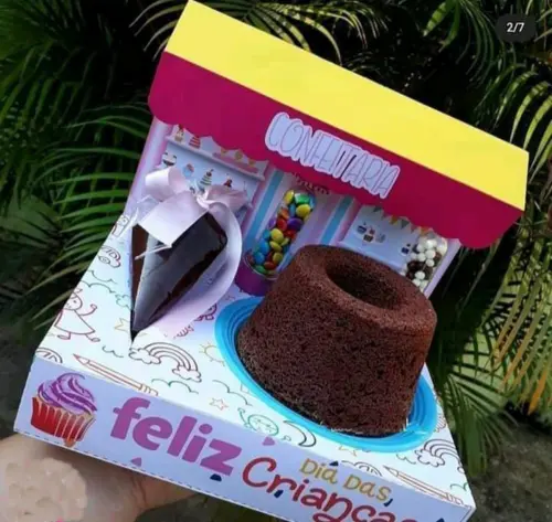 Arquivo de Corte Caixa Mini Bolo