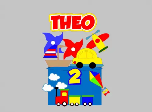 Arquivo de corte topo de bolo carrinhos