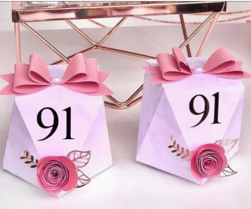 Arquivo De Corte Caixa Aniversário Flor