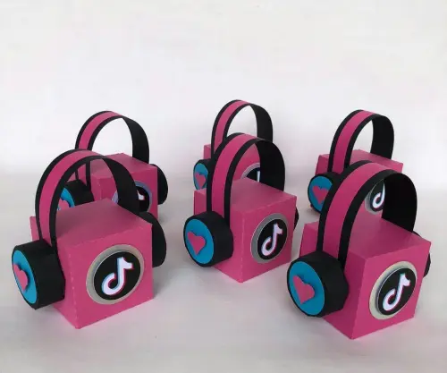 Arquivo de Corte caixa fone Tiktok