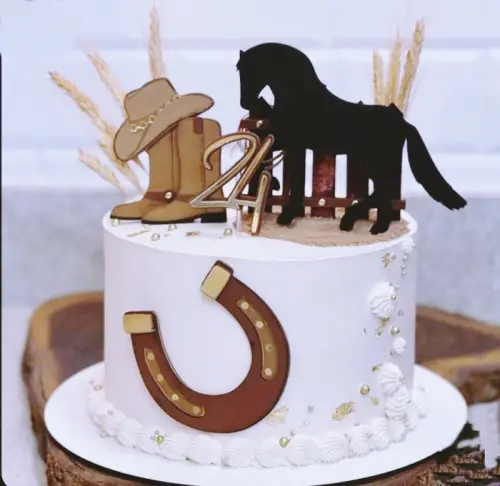 Arquivo de corte Topo Cowboy camadas