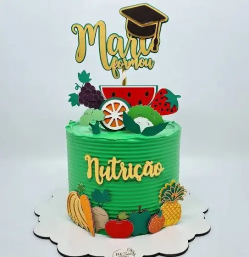 Arquivo de Corte topo de bolo nutrição frutas