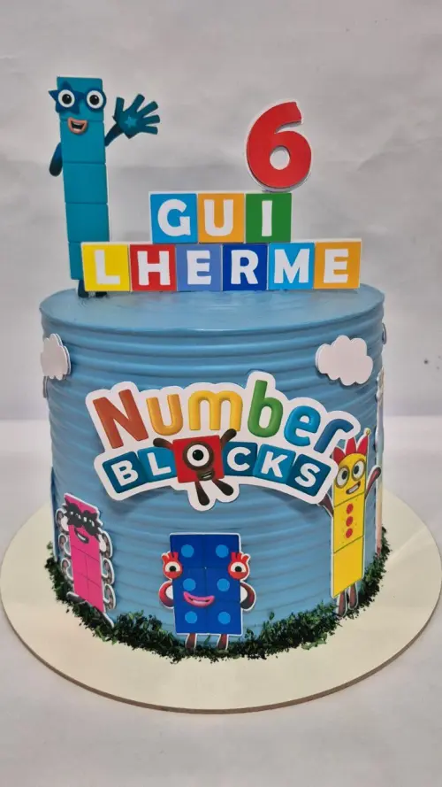 Topo para bolo  Number Blocks