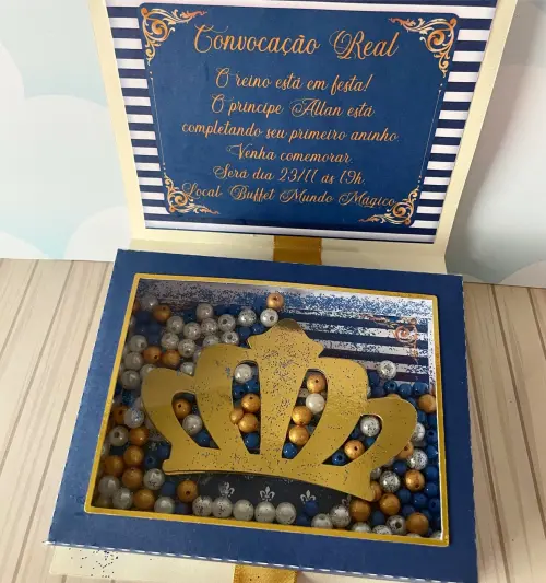 Arquivo de Corte caixa convite principe realeza
