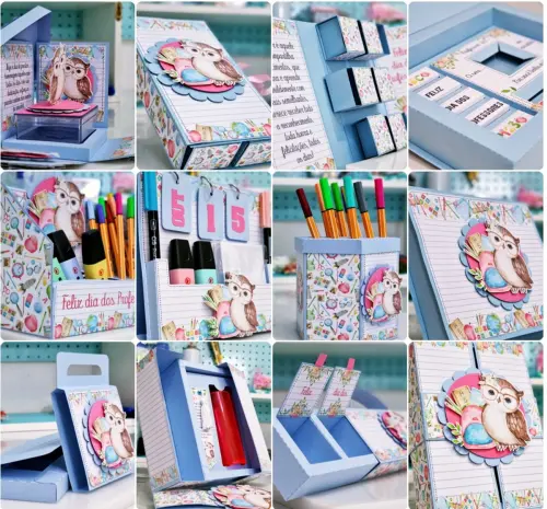 Arquivo De Corte Caixa Kit Dia Dos Professores