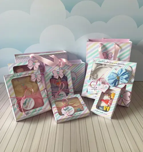 Arquivo de corte kit caixas para laços