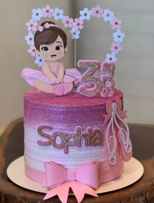 Arquivo de Corte Topo bailarina em camadas