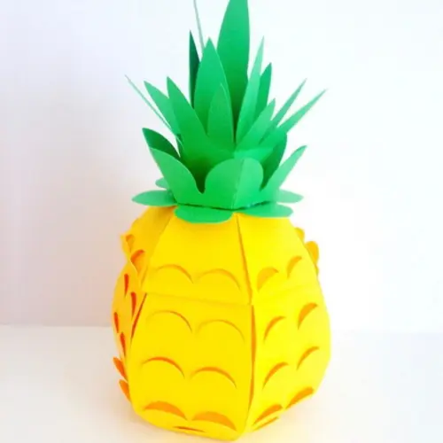 Arquivo de Corte caixa abacaxi 3d