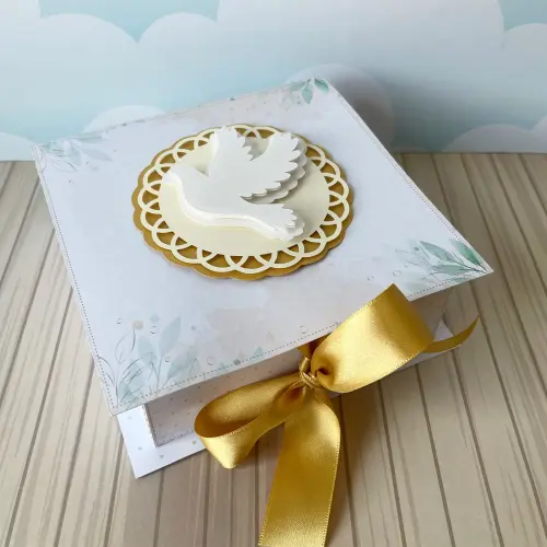 Arquivo Corte Caixa Convite Padrinhos Batizado