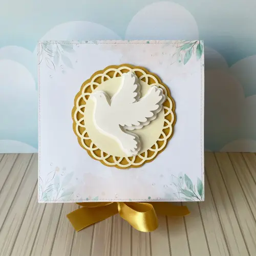 Arquivo Corte Caixa Convite Padrinhos Batizado