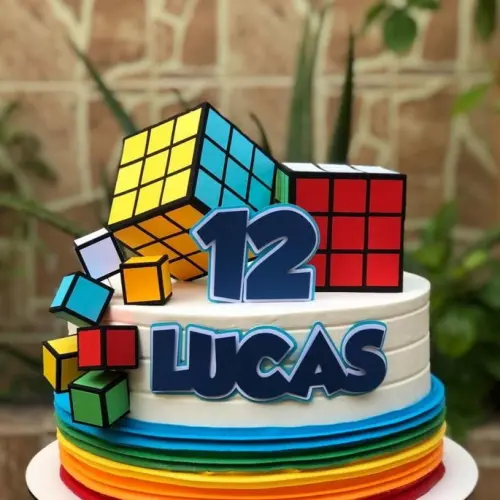 Arquivo de Corte Topo Cubo Mágico