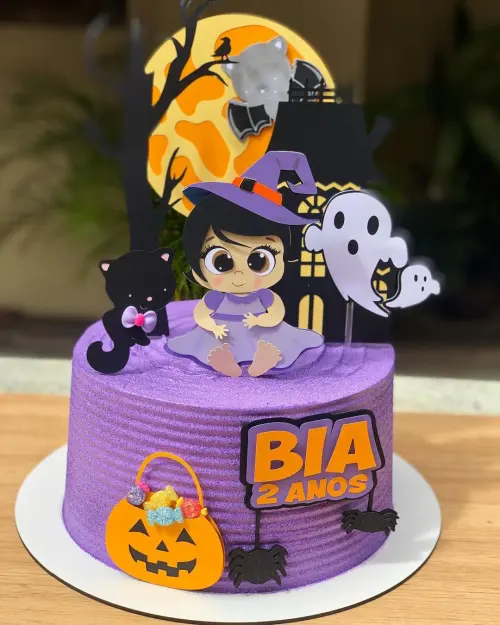 Arquivo de corte topo de bolo baby halloween