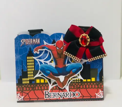 Arquivo de corte sacolinha homem aranha