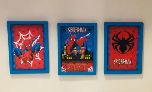 Arquivo de corte quadro homem aranha