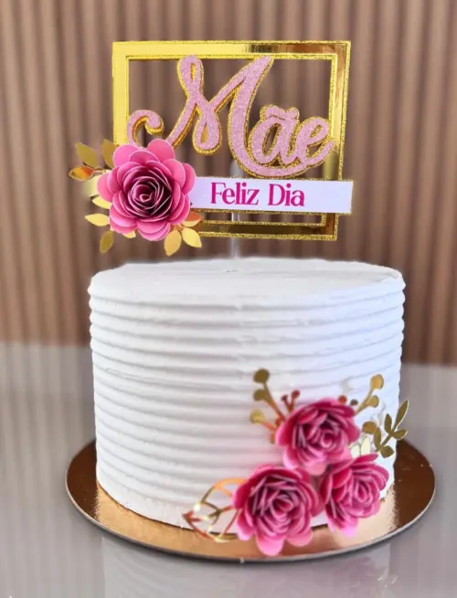 Arquivo de Corte Topo de bolo super mãe