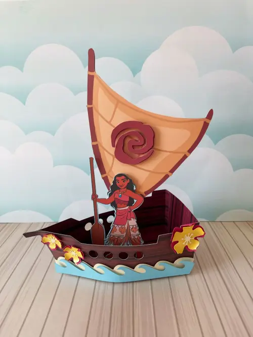 Arquivos de Corte Caixa Barco Moana