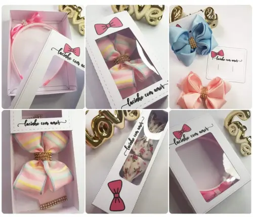 Arquivo de Corte Combo Sacolas + Caixas para Laços