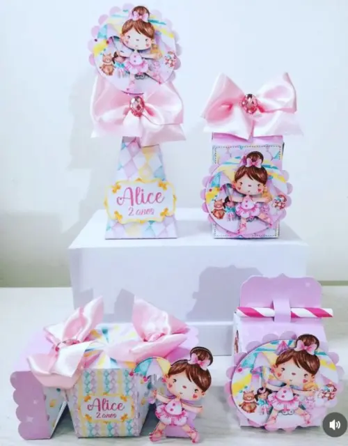 Arquivo de Corte Circo Menina Aquarela