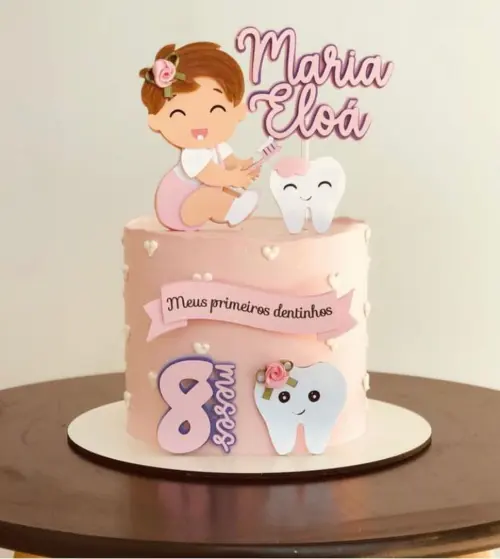 Arquivo de Corte Topo Primeiro Dentinho menina