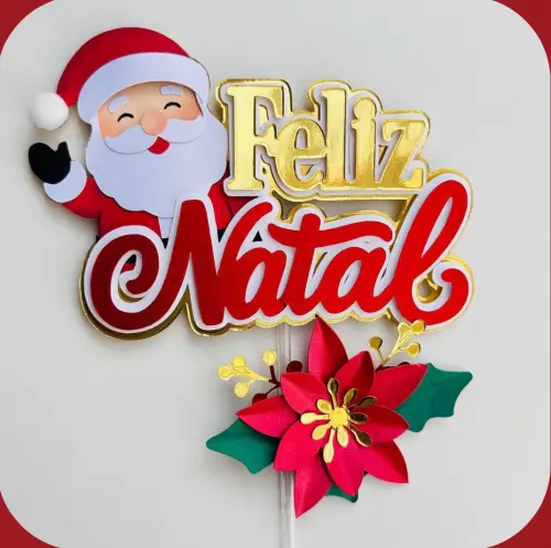 Arquivo de corte topo papai noel