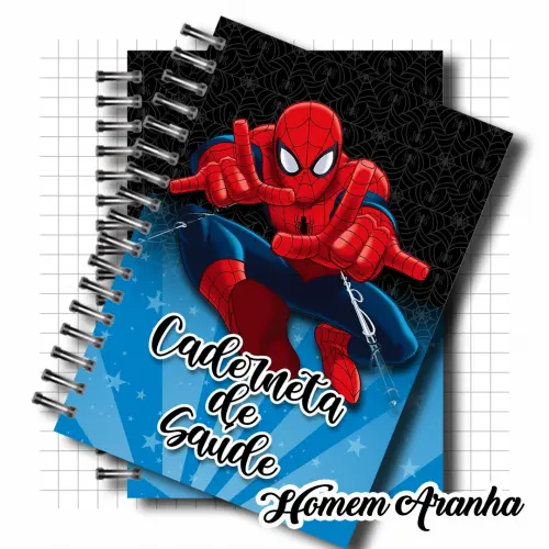 Arquivo Digital caderneta da saude homem aranha