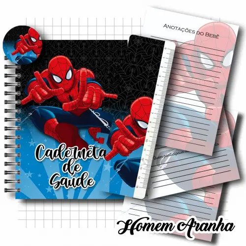 Arquivo Digital caderneta da saude homem aranha