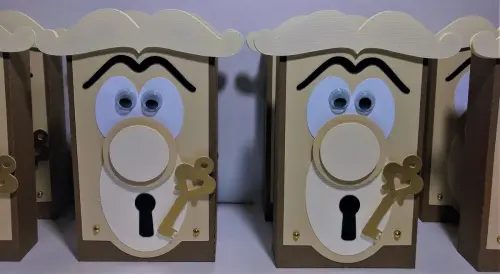 Arquivo de corte caixa fechadura alice