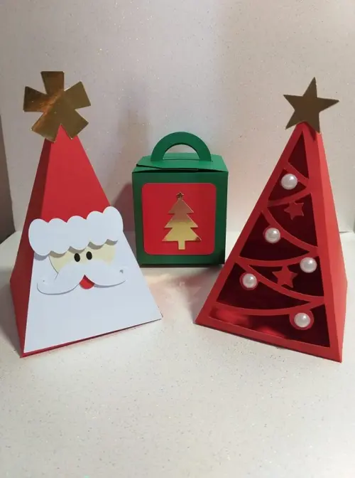 Arquivo de Corte Combo Caixas de Natal