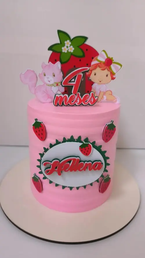 Arquivo de Corte Topo de bolo moranguinho baby