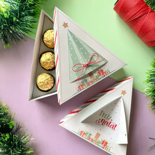 Arquivo de Corte caixa arvore de natal