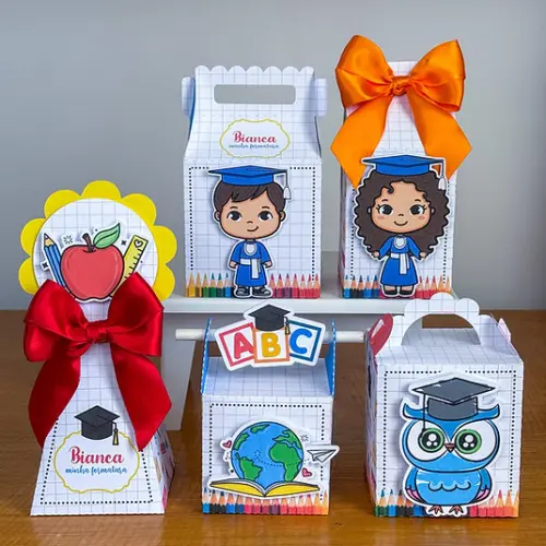 Arquivo de corte kit formatura abc